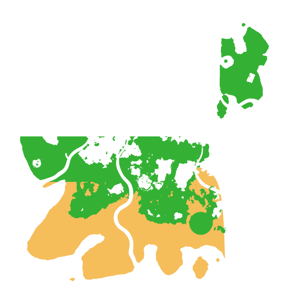 Biome Rust Map: Procedural Map, Size: 3500, Seed: 721500182