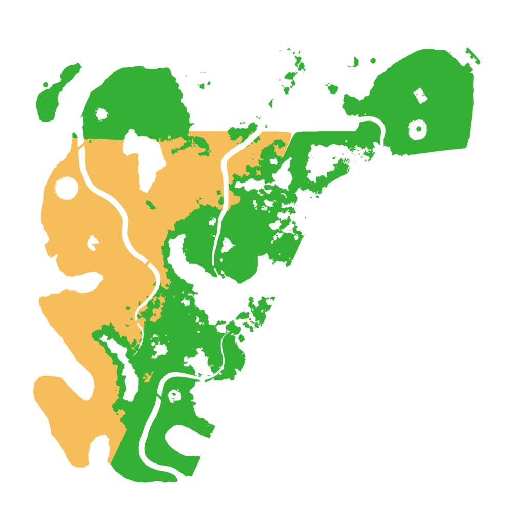 Biome Rust Map: Procedural Map, Size: 4000, Seed: 158132