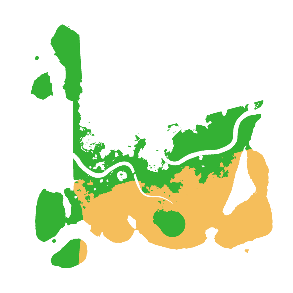 Biome Rust Map: Procedural Map, Size: 3000, Seed: 958385