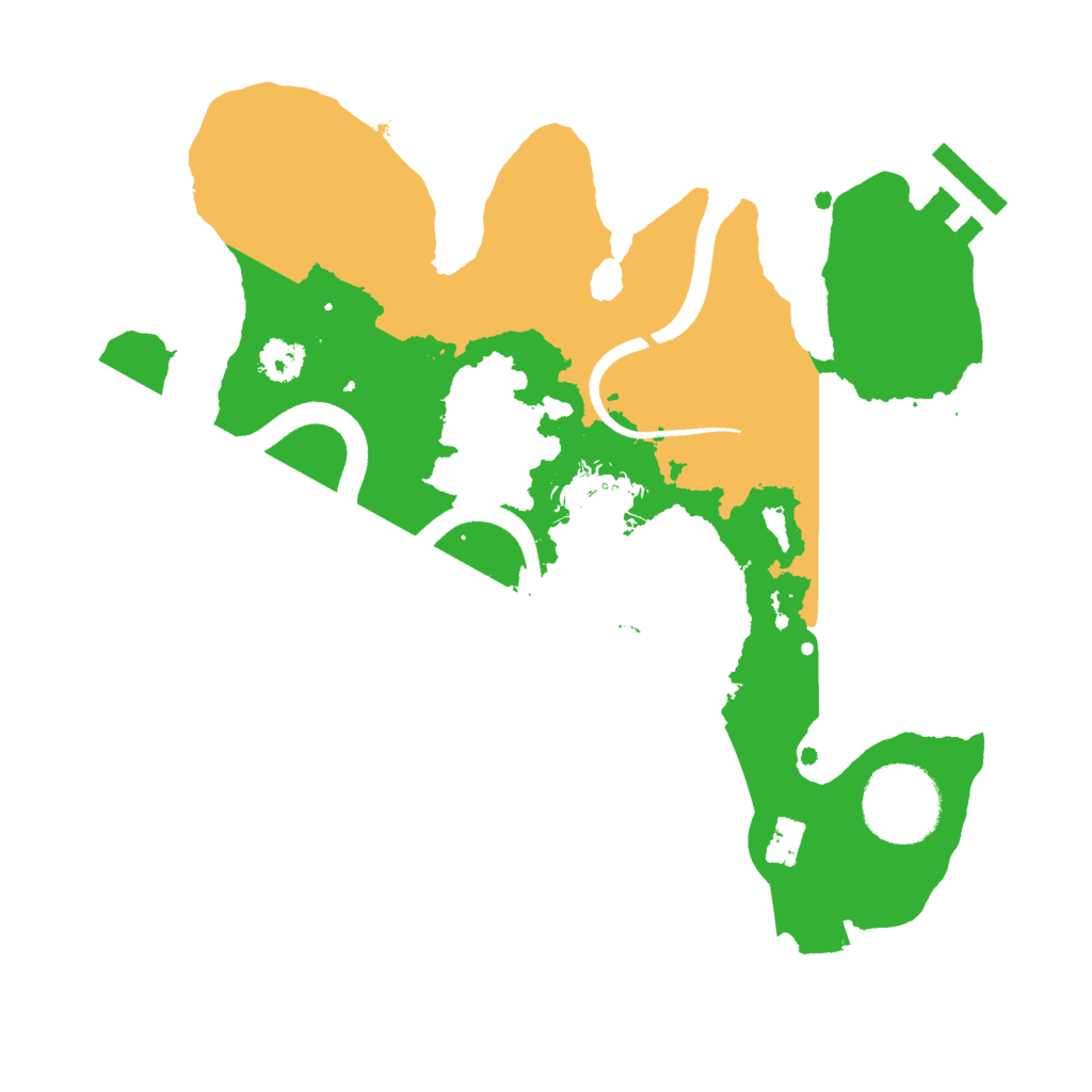 Biome Rust Map: Procedural Map, Size: 2500, Seed: 1753188697