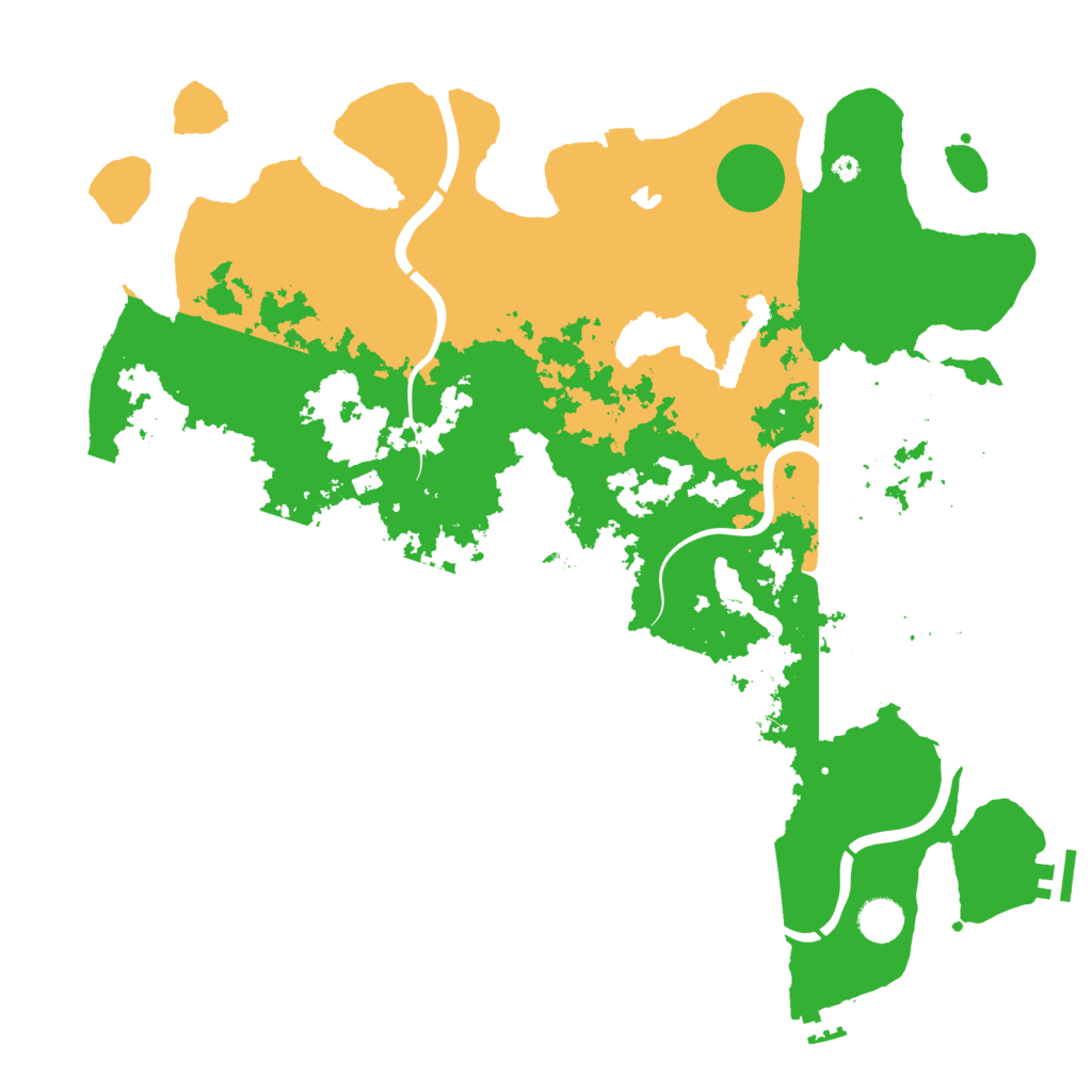 Biome Rust Map: Procedural Map, Size: 4250, Seed: 81111181