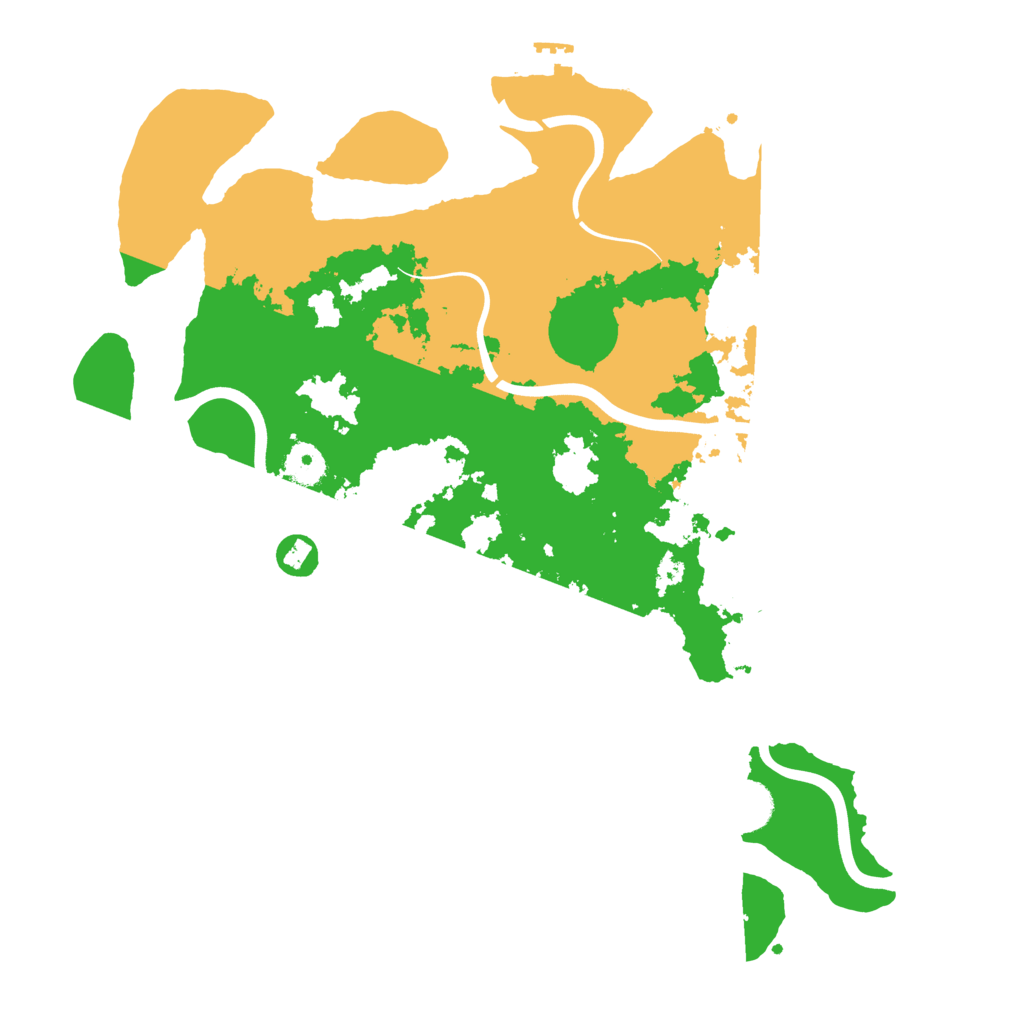 Biome Rust Map: Procedural Map, Size: 3900, Seed: 85672599