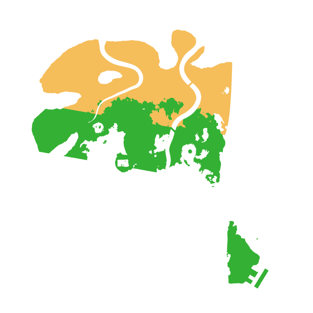 Biome Rust Map: Procedural Map, Size: 3000, Seed: 1164655430