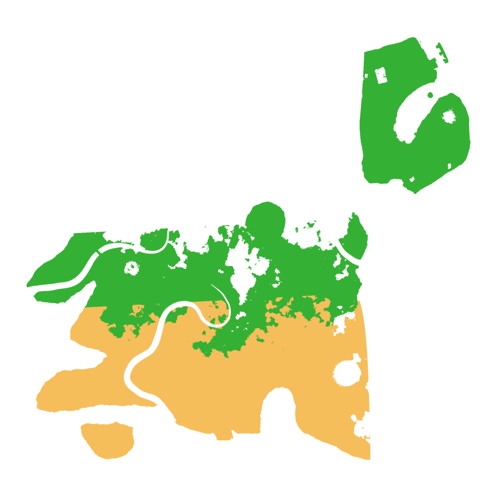 Biome Rust Map: Procedural Map, Size: 3500, Seed: 224361041