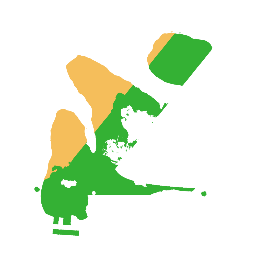 Biome Rust Map: Procedural Map, Size: 2000, Seed: 1402108722