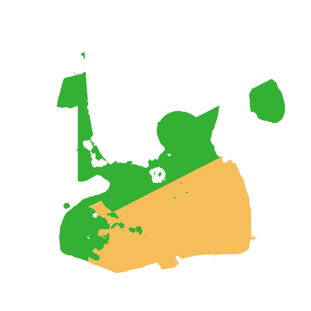 Biome Rust Map: Procedural Map, Size: 2000, Seed: 194412277