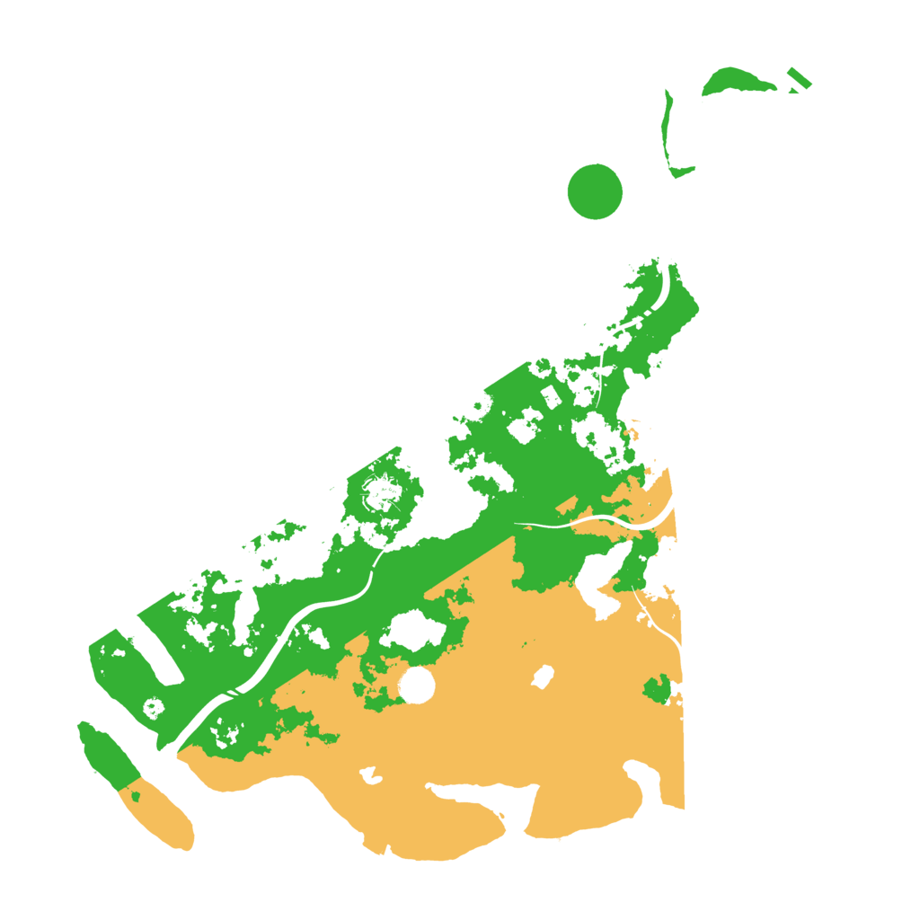Biome Rust Map: Procedural Map, Size: 4500, Seed: 256630133