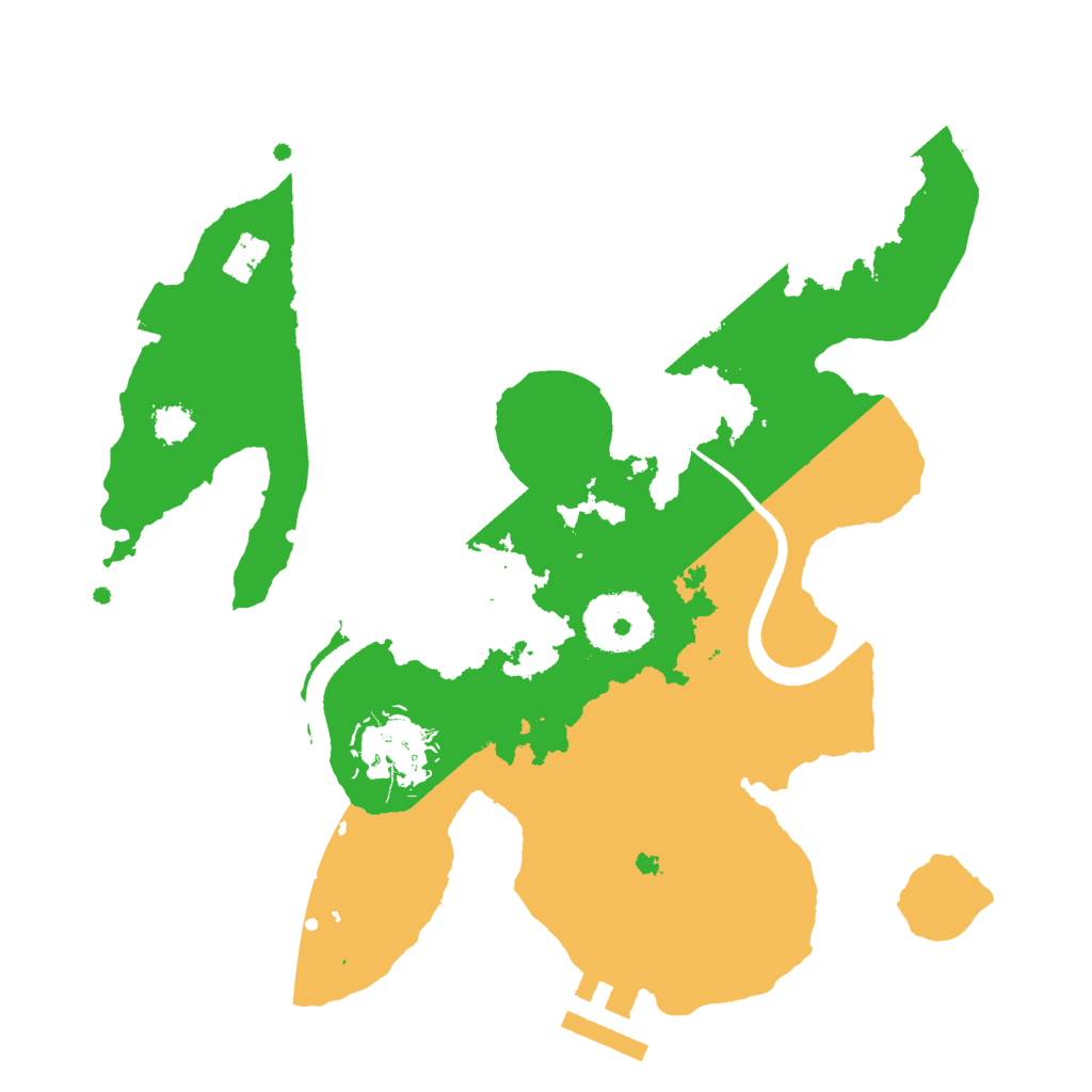 Biome Rust Map: Procedural Map, Size: 2500, Seed: 4741