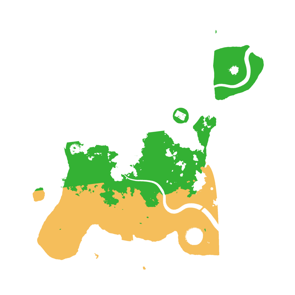 Biome Rust Map: Procedural Map, Size: 3000, Seed: 6541531