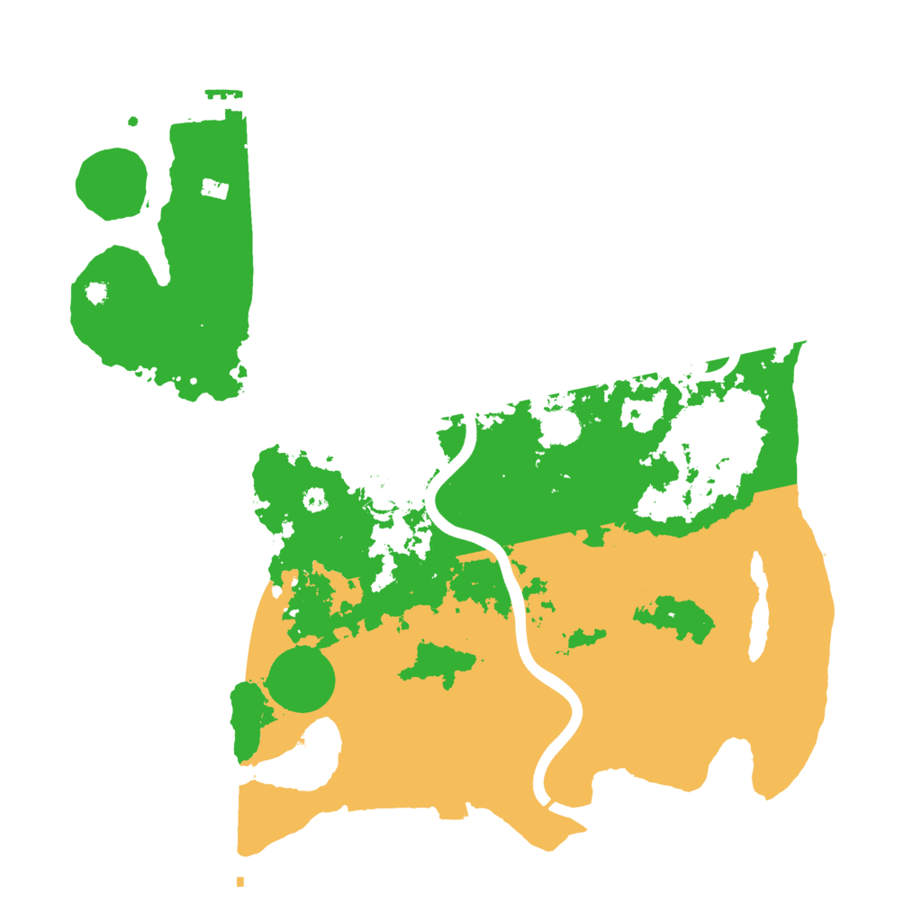 Biome Rust Map: Procedural Map, Size: 3750, Seed: 394440115
