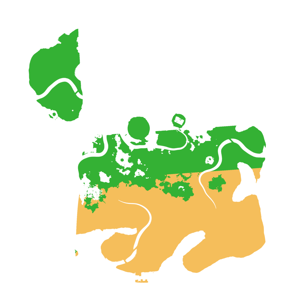Biome Rust Map: Procedural Map, Size: 3500, Seed: 1899802977