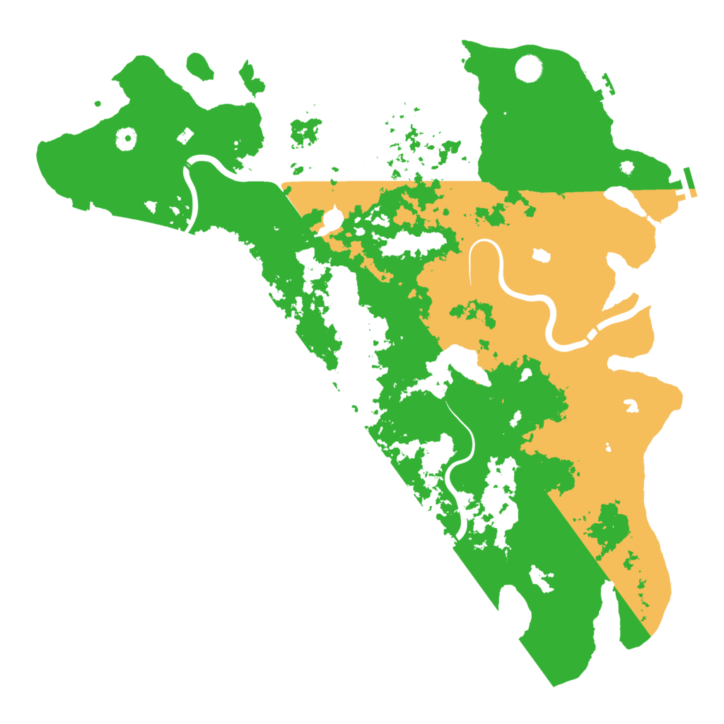 Biome Rust Map: Procedural Map, Size: 4800, Seed: 1428635333