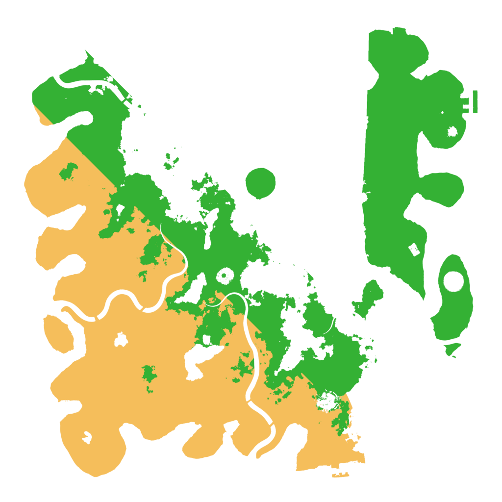 Biome Rust Map: Procedural Map, Size: 4500, Seed: 3849205