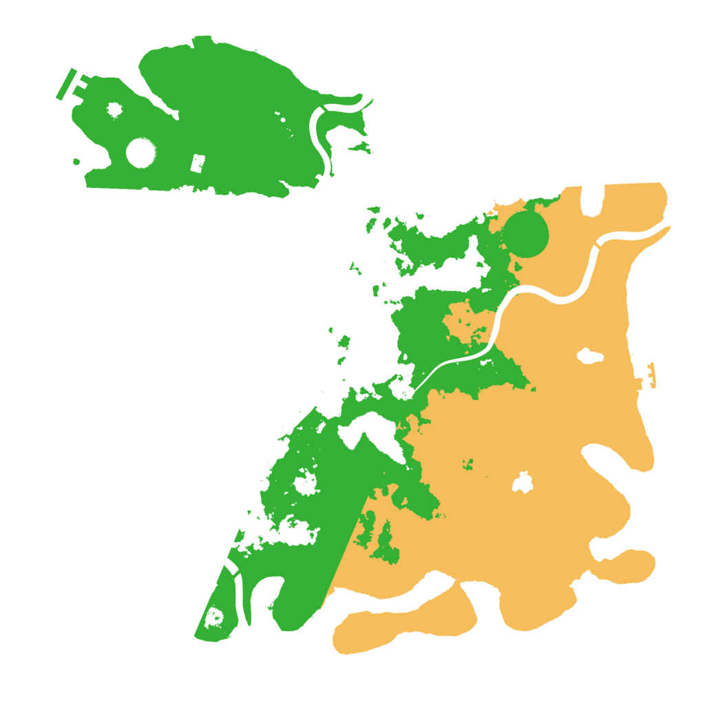 Biome Rust Map: Procedural Map, Size: 4200, Seed: 752813