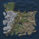 Thumbnail Rust Map: Procedural Map, Size: 4200, Seed: 752813, 14 Monuments