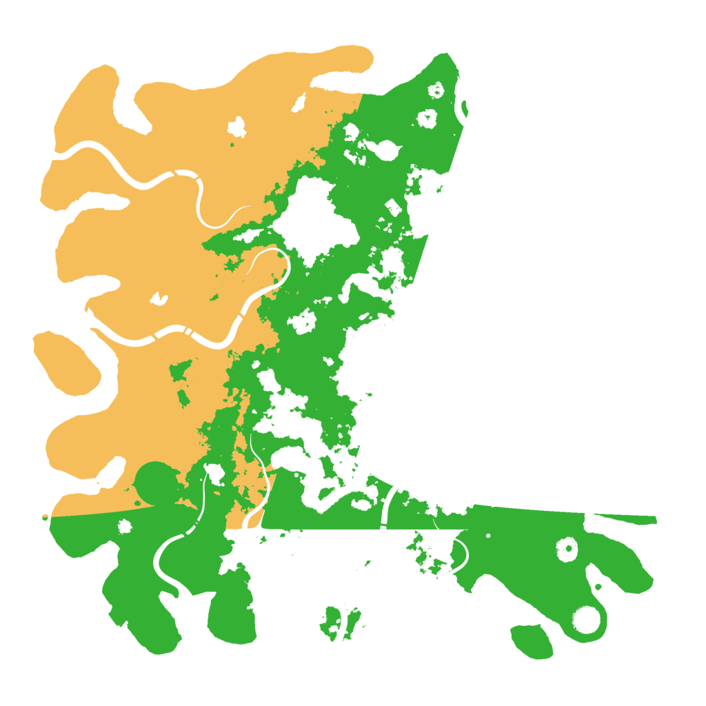 Biome Rust Map: Procedural Map, Size: 4500, Seed: 888584557