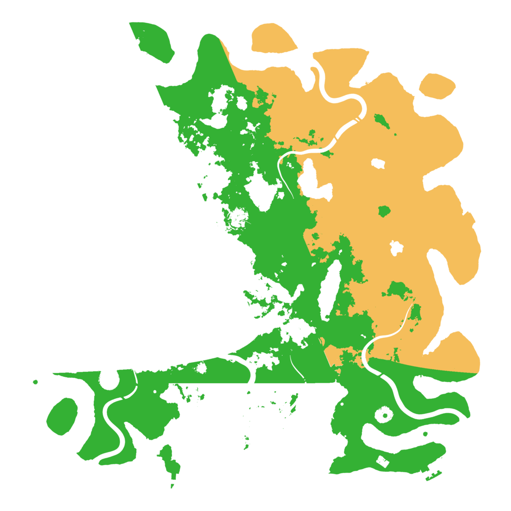 Biome Rust Map: Procedural Map, Size: 4500, Seed: 92963390