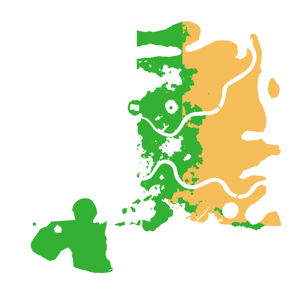 Biome Rust Map: Procedural Map, Size: 3500, Seed: 1904753783