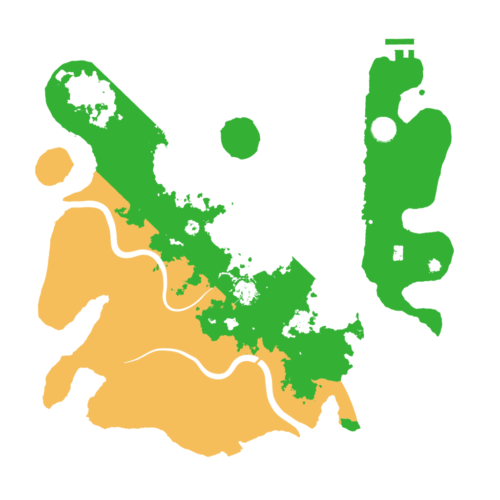 Biome Rust Map: Procedural Map, Size: 3500, Seed: 1922641249