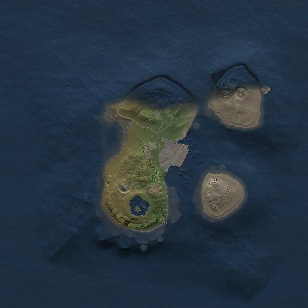 Rust Map: Procedural Map, Size: 1550, Seed: 1038007877, 1 Monuments