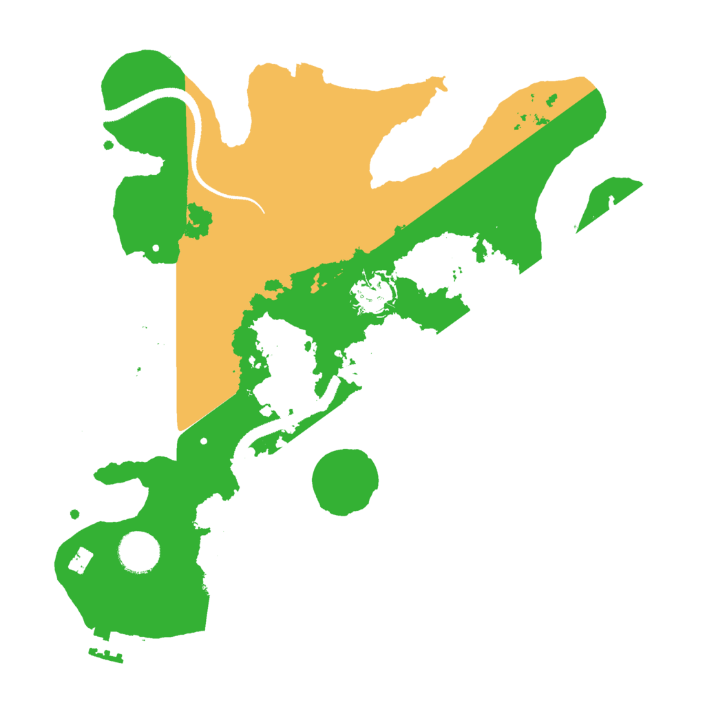 Biome Rust Map: Procedural Map, Size: 3000, Seed: 400720366