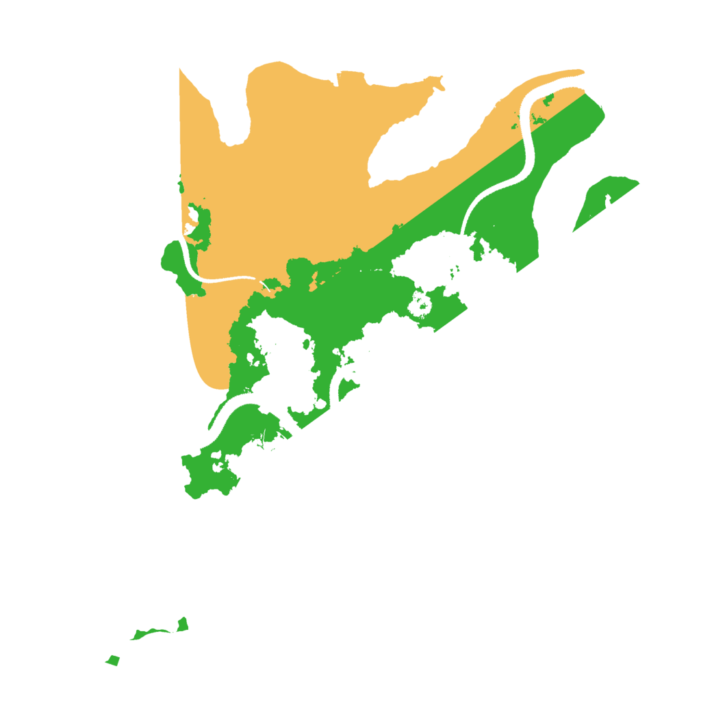 Biome Rust Map: Procedural Map, Size: 3000, Seed: 400720366