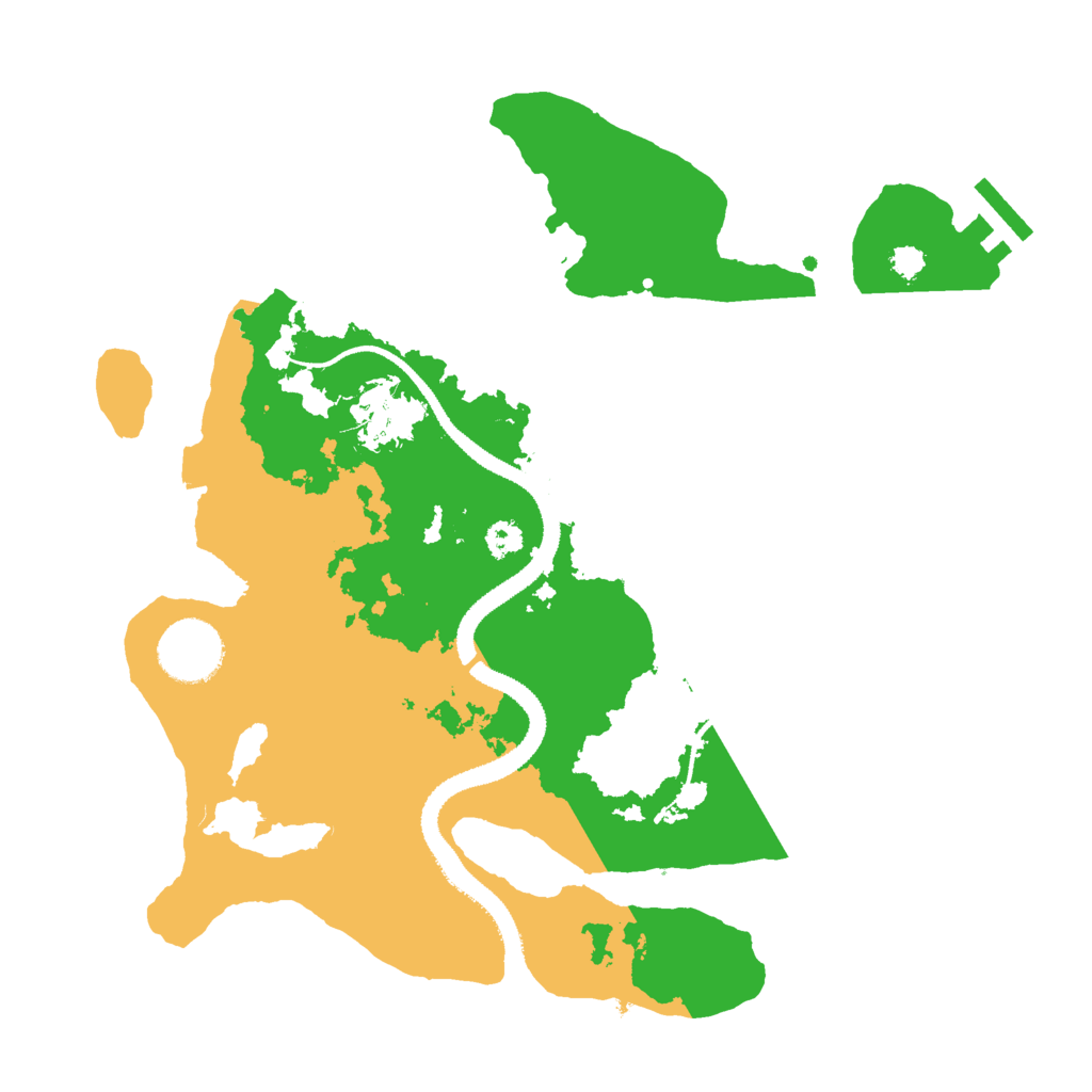 Biome Rust Map: Procedural Map, Size: 3000, Seed: 986353863