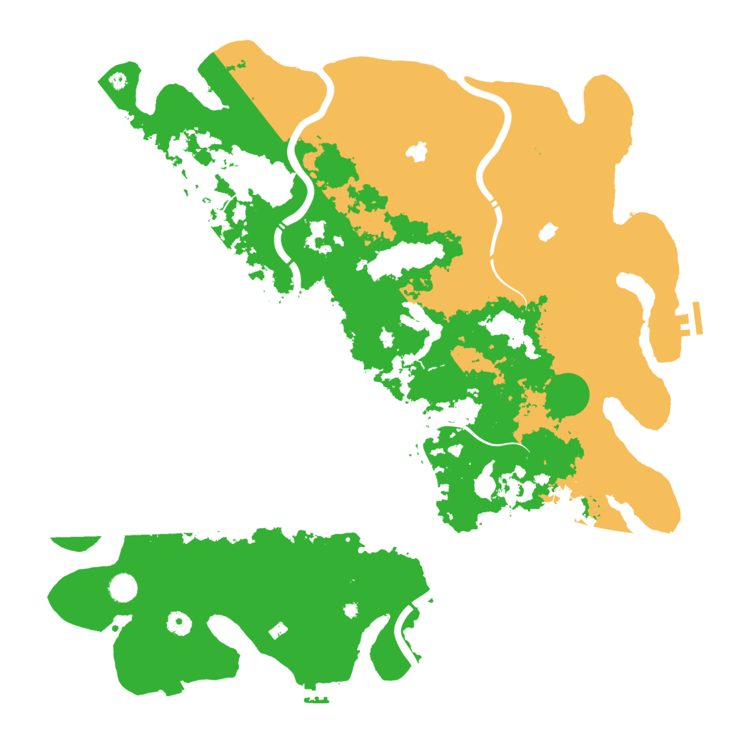Biome Rust Map: Procedural Map, Size: 4500, Seed: 946393369