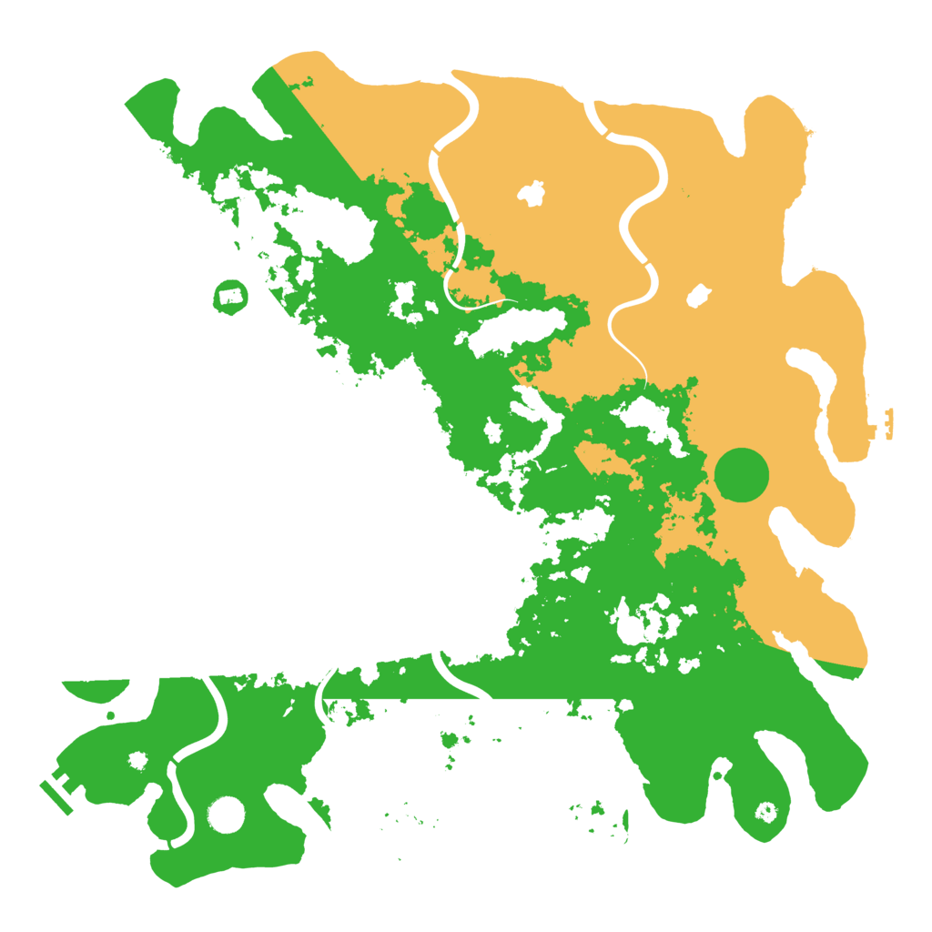 Biome Rust Map: Procedural Map, Size: 4500, Seed: 946393369