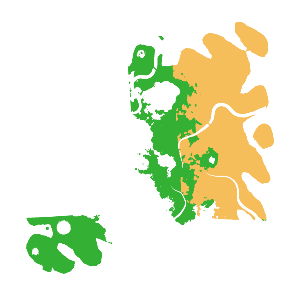 Biome Rust Map: Procedural Map, Size: 3750, Seed: 746609186