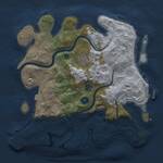 Thumbnail Rust Map: Procedural Map, Size: 3250, Seed: 916666998, 9 Monuments