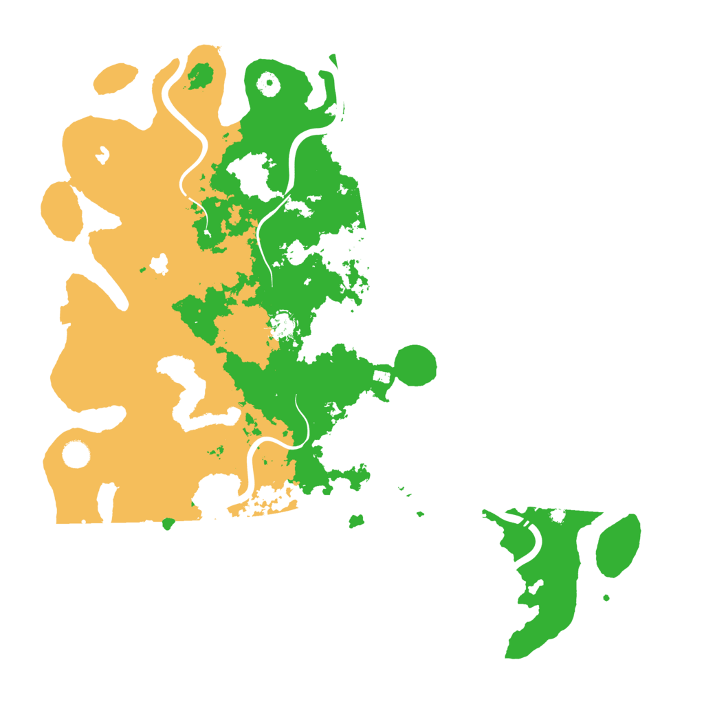 Biome Rust Map: Procedural Map, Size: 4500, Seed: 59796053