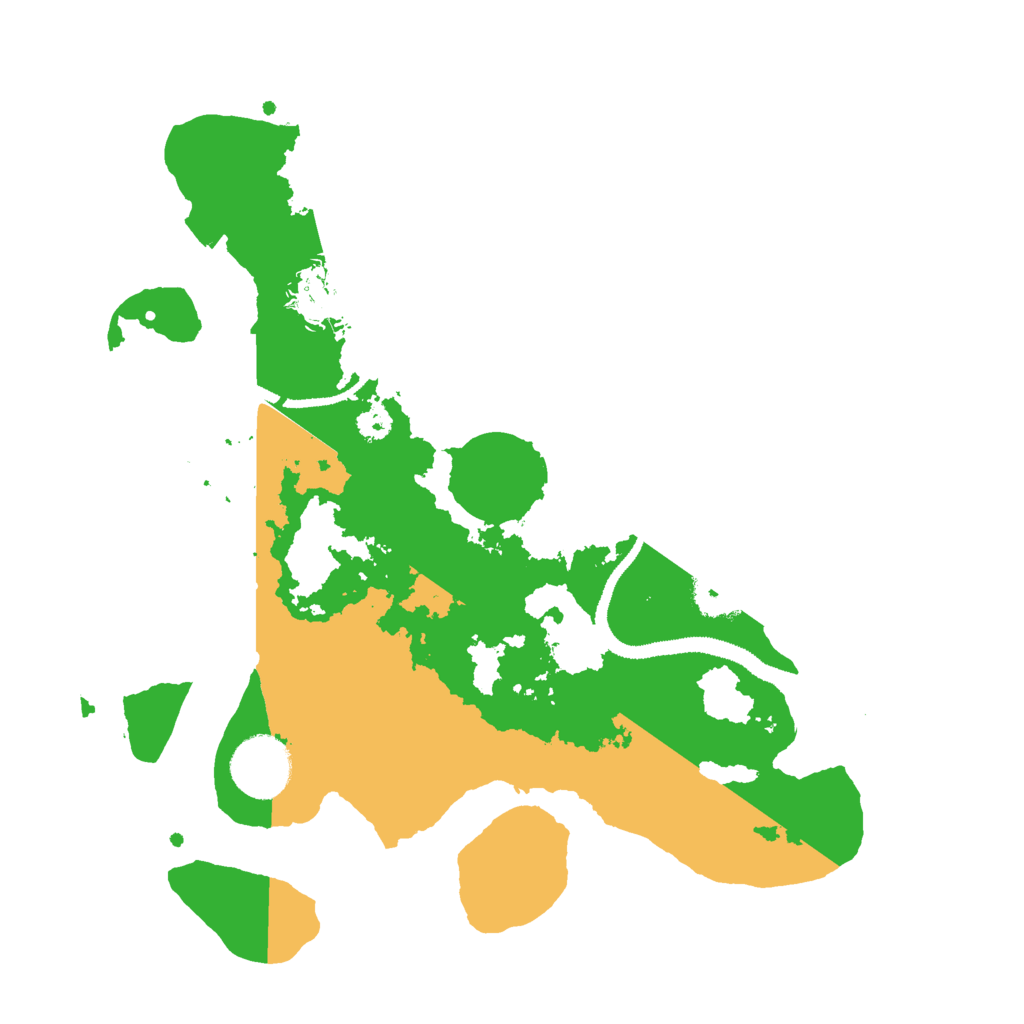 Biome Rust Map: Procedural Map, Size: 3000, Seed: 1033357774