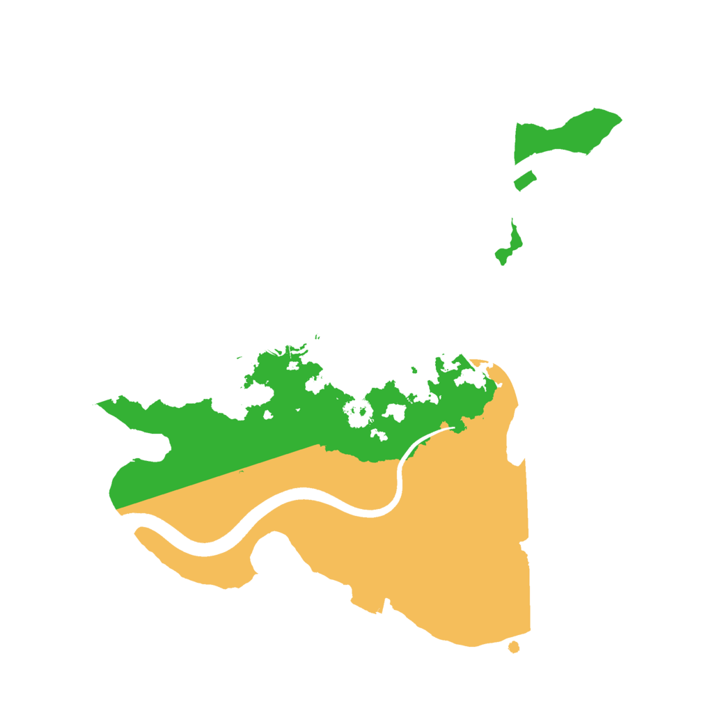 Biome Rust Map: Procedural Map, Size: 2500, Seed: 44589