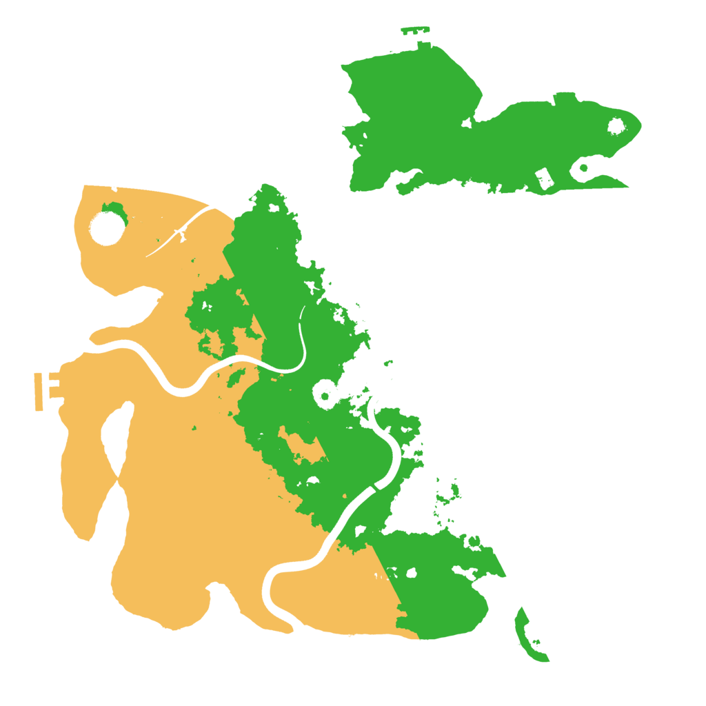 Biome Rust Map: Procedural Map, Size: 3750, Seed: 251033662