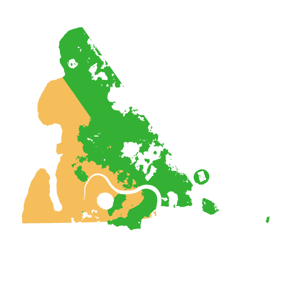 Biome Rust Map: Procedural Map, Size: 3250, Seed: 391605647