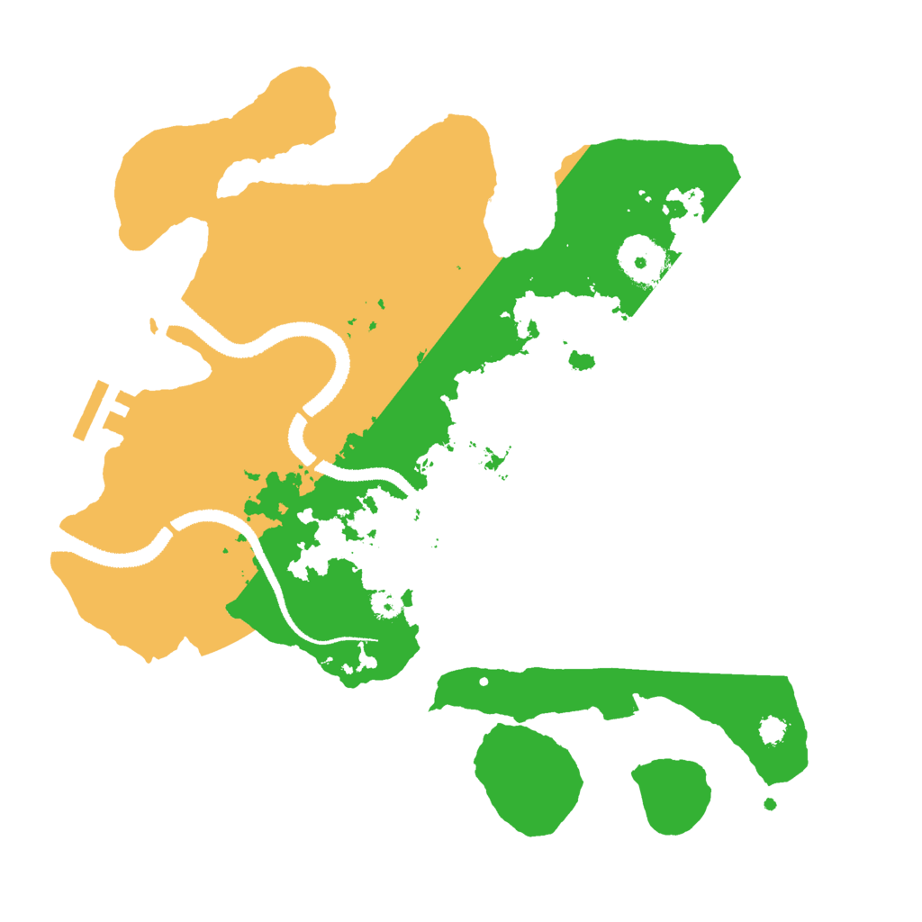 Biome Rust Map: Procedural Map, Size: 3000, Seed: 1928854817