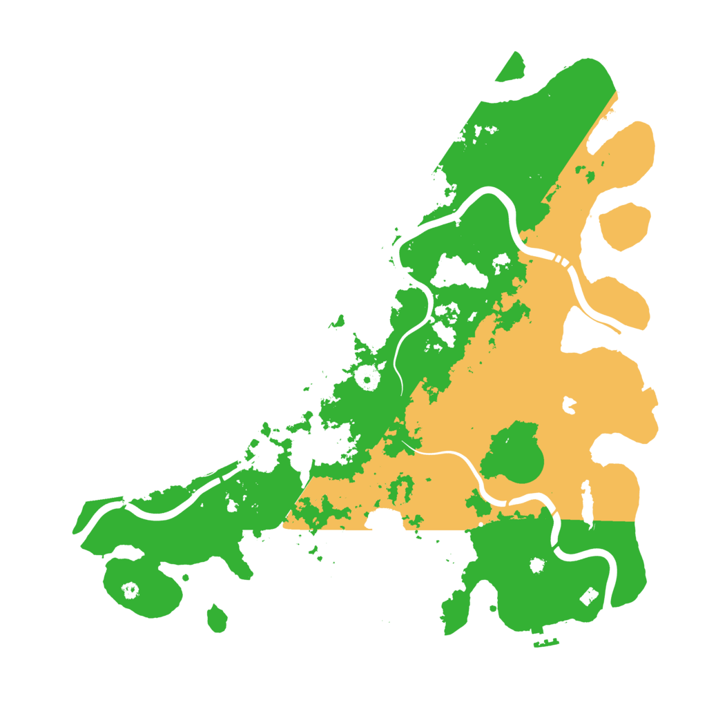Biome Rust Map: Procedural Map, Size: 4250, Seed: 587897368