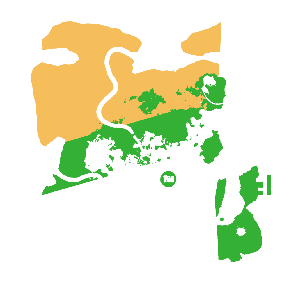 Biome Rust Map: Procedural Map, Size: 3000, Seed: 8471265