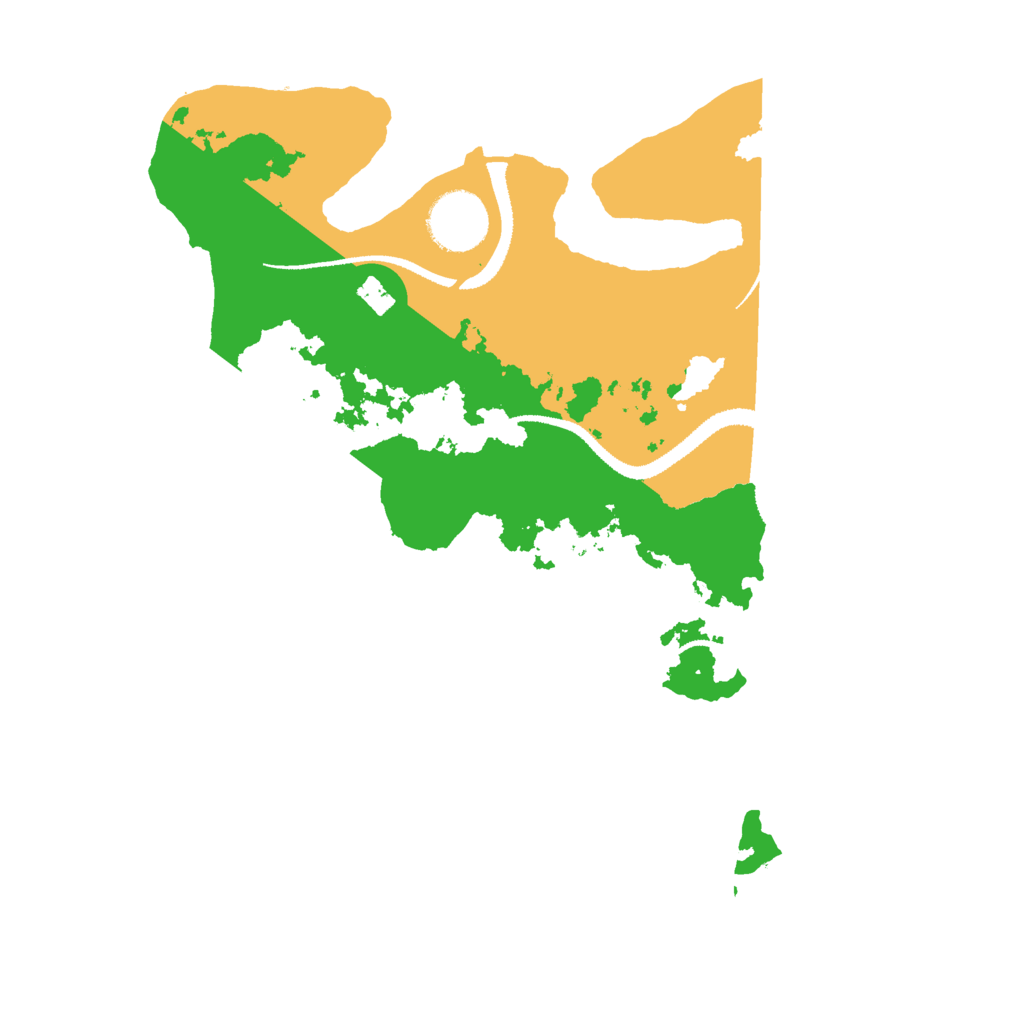 Biome Rust Map: Procedural Map, Size: 3000, Seed: 233124