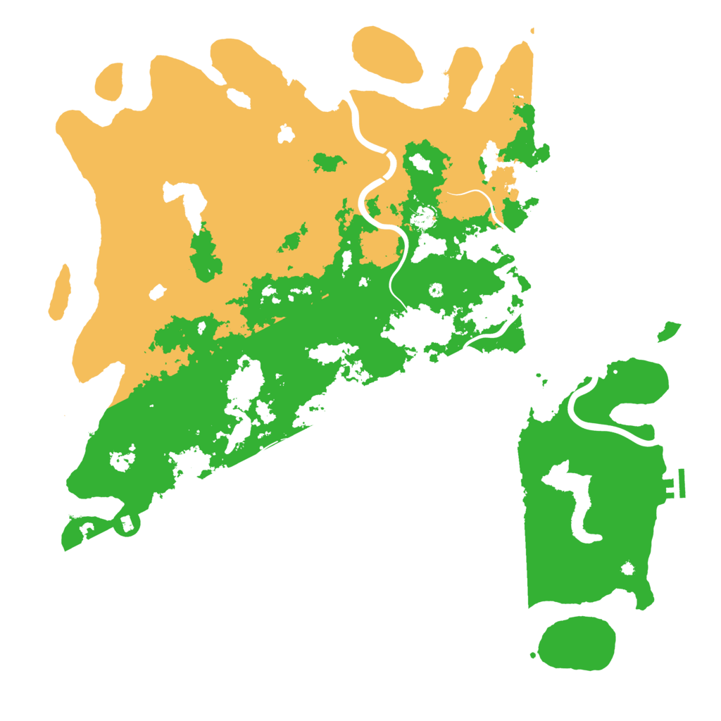 Biome Rust Map: Procedural Map, Size: 5000, Seed: 1664164660