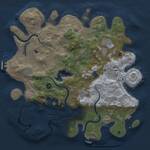 Thumbnail Rust Map: Procedural Map, Size: 4000, Seed: 1961488883, 15 Monuments