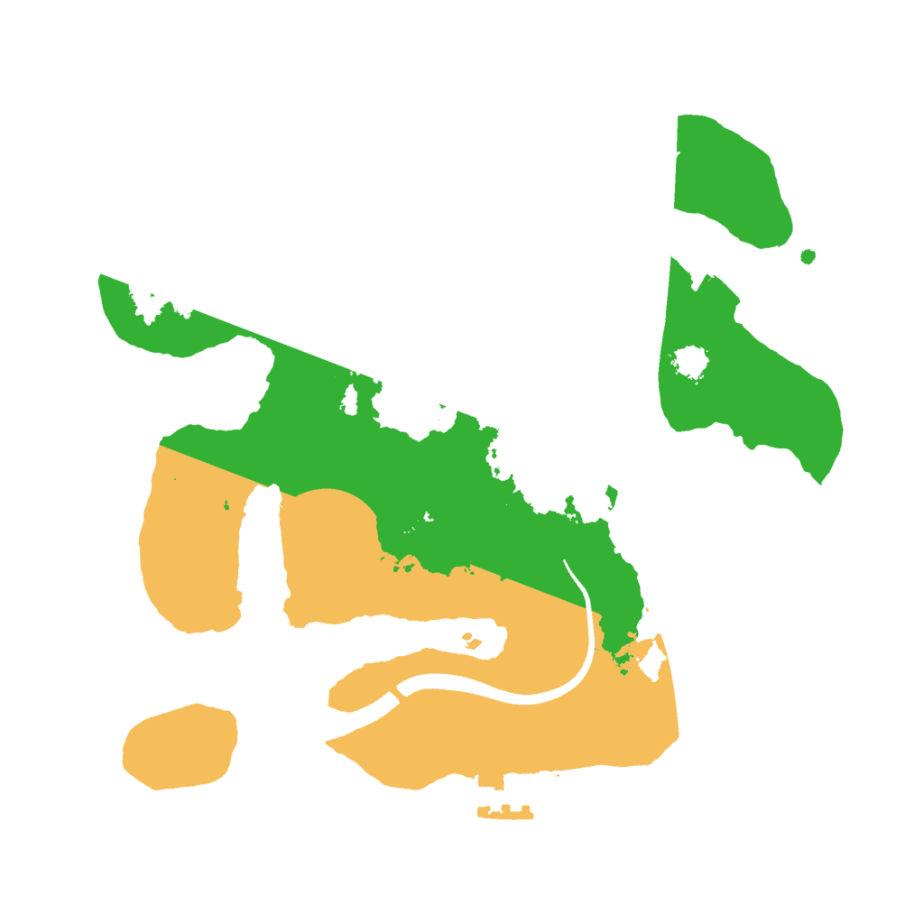 Biome Rust Map: Procedural Map, Size: 2500, Seed: 1668698039