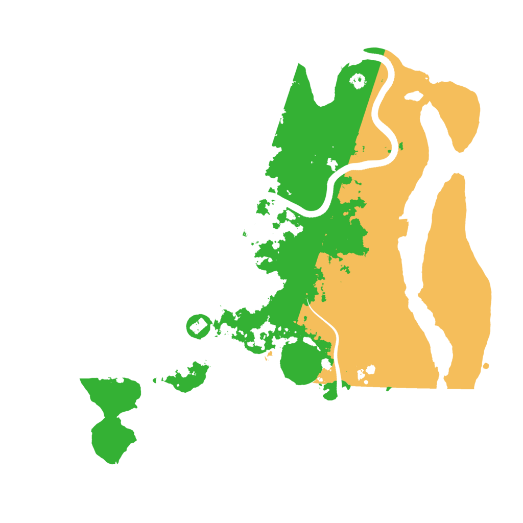 Biome Rust Map: Procedural Map, Size: 3500, Seed: 1539074400