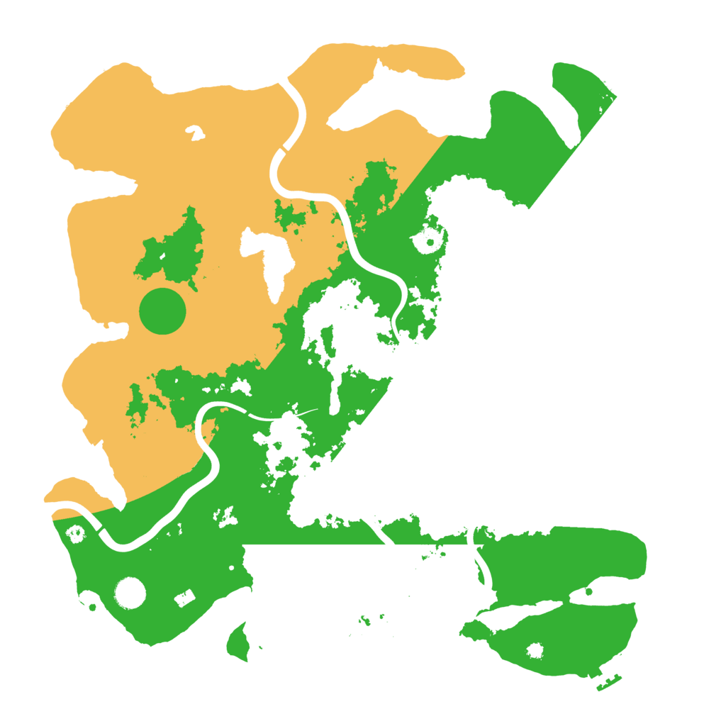 Biome Rust Map: Procedural Map, Size: 4096, Seed: 4