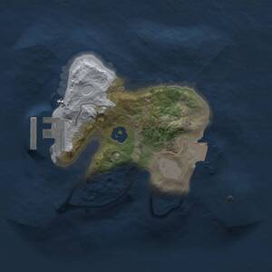 Thumbnail Rust Map: Procedural Map, Size: 1700, Seed: 2136769478, 2 Monuments