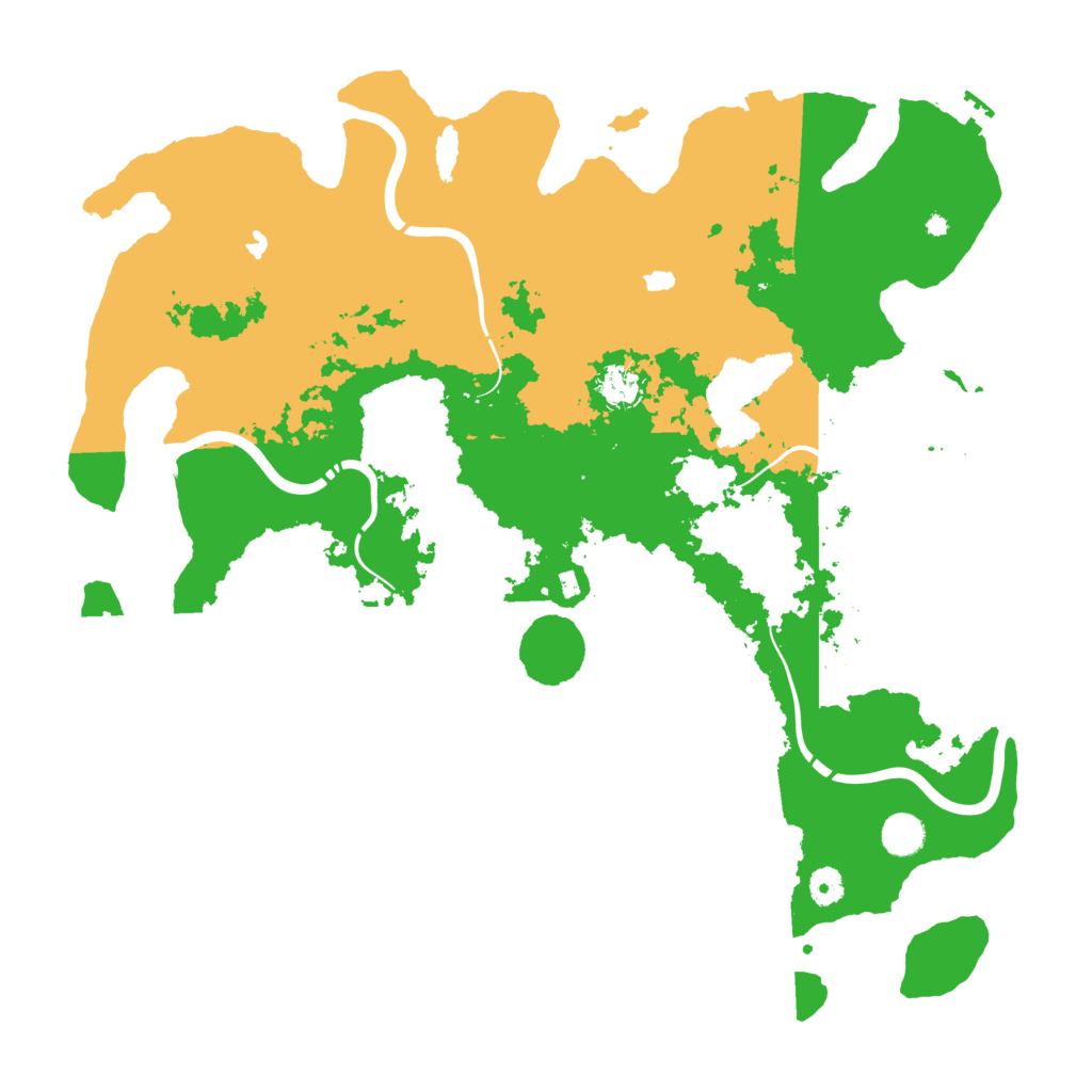 Biome Rust Map: Procedural Map, Size: 4500, Seed: 1622184613
