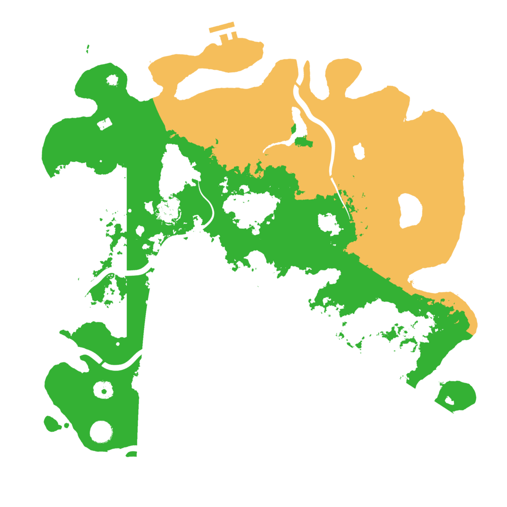 Biome Rust Map: Procedural Map, Size: 4000, Seed: 5080