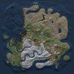 Thumbnail Rust Map: Procedural Map, Size: 4000, Seed: 5080, 12 Monuments