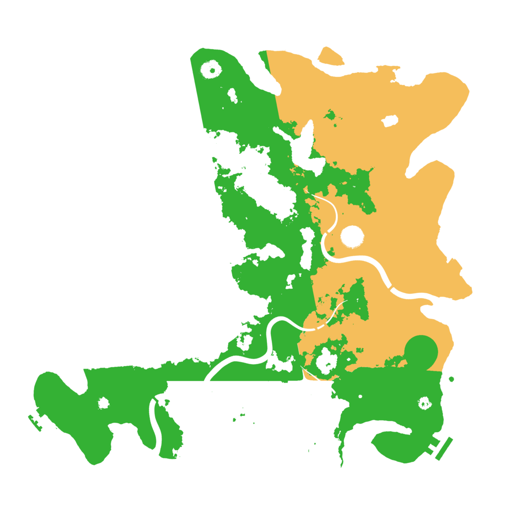 Biome Rust Map: Procedural Map, Size: 4000, Seed: 325348810